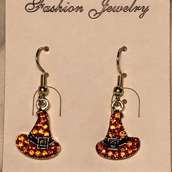 Holiday Hat Earrings - Picture 2 of 6